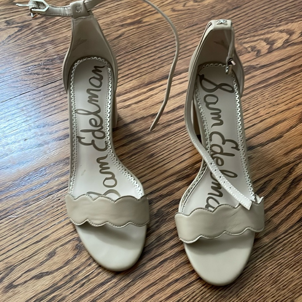Sam Edelman block heel shoes with ankle strap